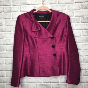 Kasper Blazer Bow Detail on Collar